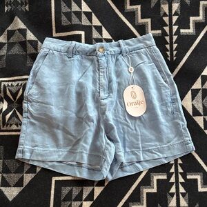 NWT Oraije Paris Chambray Shorts